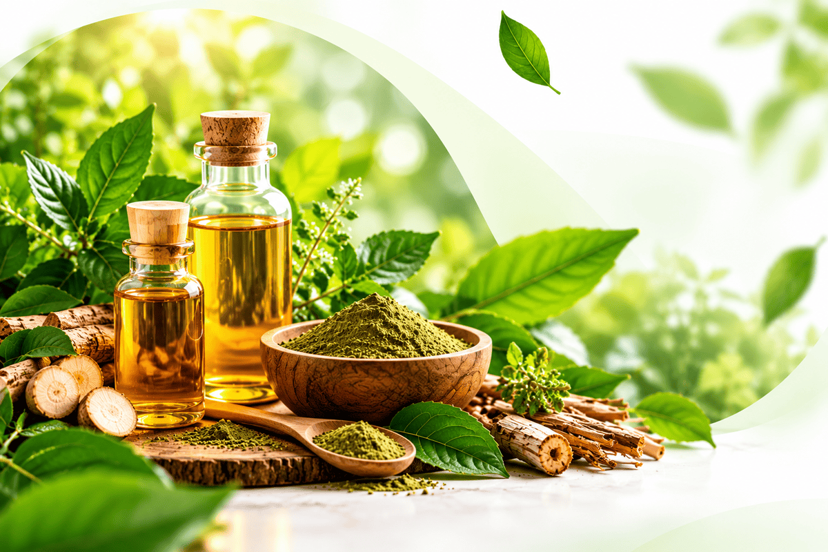 Natural herbal ingredients and extracts