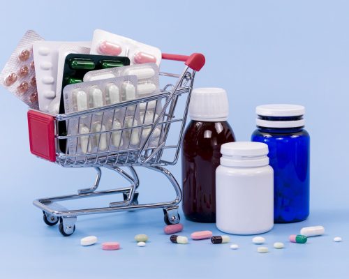 high-angle-pill-foils-plastic-containers high-angle-pill-foils-plastic-containers